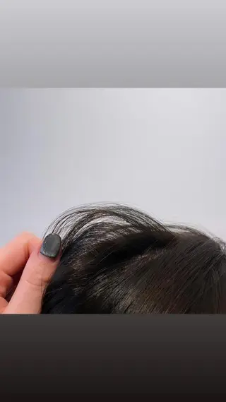 カラー いまかわ ゆなのヘアスタイル