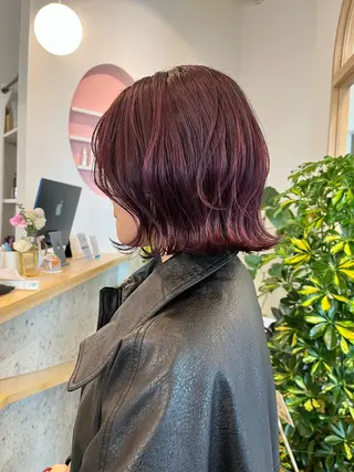 ミディアム marino/ カラー/顔周りカットのヘアスタイル