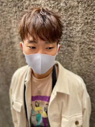 ショート カラー パーマ ヘアアレンジ メンズ CHIC share salon所属・ちこ .のヘアスタイル