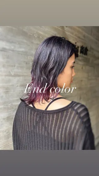 ミディアム カラー marine所属・池上 穂高のヘアスタイル