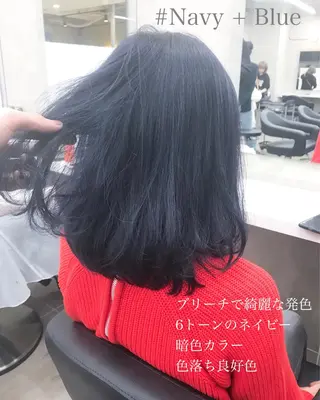 ミディアム カラー ヘアアレンジ TONE所属・透明感カラー/ 韓国ヘア/縮毛矯正のヘアスタイル