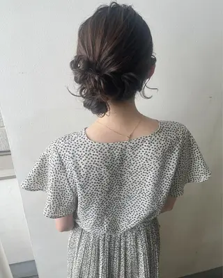 ミディアム ヘアアレンジ ⭐️ アユミ⭐️のヘアスタイル