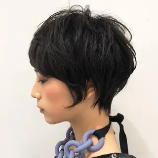 ショート 似合わせ/小顔カット 🔷山方直也のヘアスタイル
