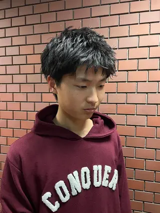 パーマ メンズ ルカ/ レイヤーカット🍓のヘアスタイル