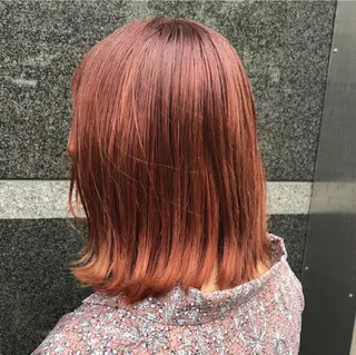 ミディアム カラー 推しアニメカラー🌈 ツヤ透明感カラー🦄のヘアスタイル