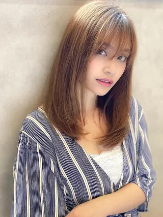 セミロング NicoRE. 大人女子×髪質改善のヘアスタイル