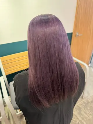 セミロング カラー 聖斗 /ハイトーン/パーマのヘアスタイル