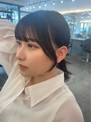 ロング ボブ/ぱつっとボブ/ 谷口 海星のヘアスタイル