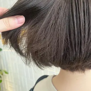 ショート カラー アオイ🩵暖色 /まろやかカラーのヘアスタイル
