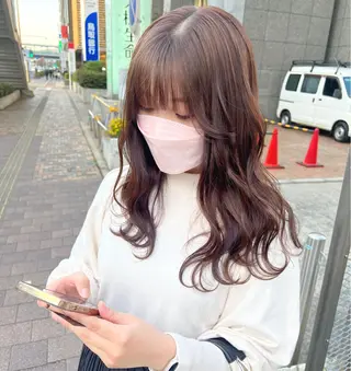 セミロング カラー ParveMix /  相馬 さくらのヘアスタイル