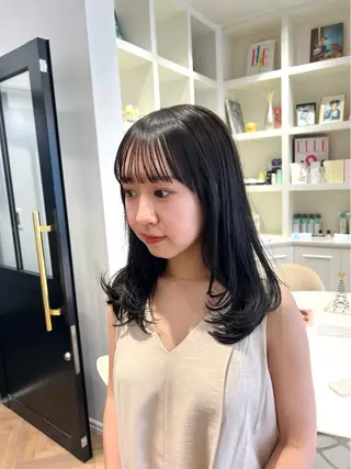 ミディアム カラー 似合わせ/レイヤー 💟SAEのヘアスタイル