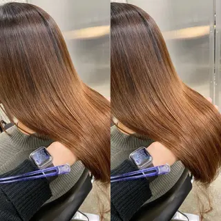 ロング WERULE pivot cross店所属・髪質改善/岡崎 亮のヘアスタイル