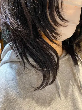 ミディアム パーマ 美髪改善・ブリーチ tadasuke⭐️のヘアスタイル