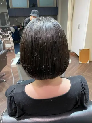 ミディアム パーマ レイヤーカット特化✨ ケンジのヘアスタイル