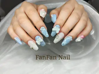 ネイル Fanfan 長さ出し専門のネイルデザイン