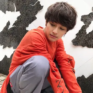 ミディアム カラー ヘアアレンジ メンズ ✨【公式】渋谷メンズ サロン BLUCK✨のヘアスタイル