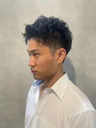 メンズ フリーランスシェアサロンルレイル所属・心斎橋/メンズ /ルレイル/地形真希のヘアスタイル