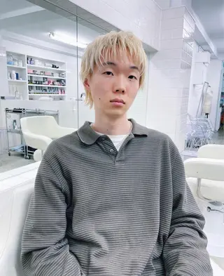 ショート カラー 繭所属・こはる／ハードパーマ /癖毛風パーマ🧃のヘアスタイル