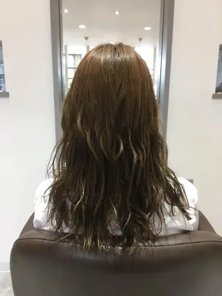 ロング カラー 星野 美沙のヘアスタイル