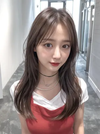 カラー ロング パーマ メンズ ヘアアレンジ キッズ 深夜美容師🌞yuu イメチェンお任せ🩷のヘアスタイル