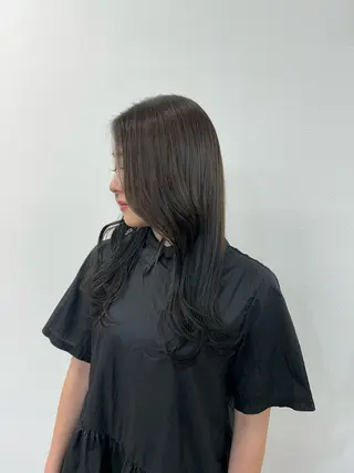 ロング カラー COEUR🧡 山下 優花のヘアスタイル