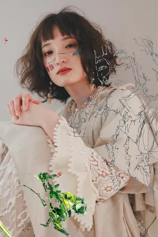 ショート カラー パーマ ooit所属・ooit 【オーイット】のヘアスタイル