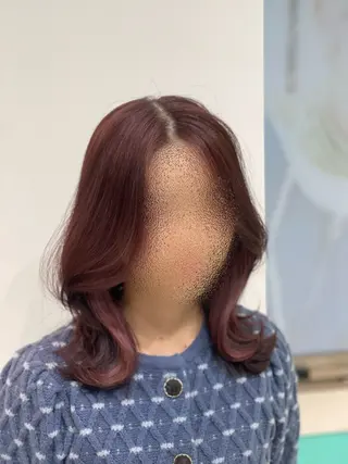 ミディアム mana/髪質改善/ ヘアセット/パーマのヘアスタイル