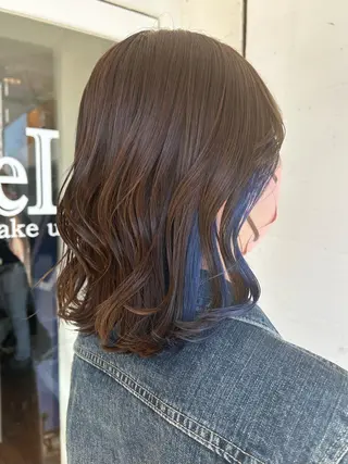 ミディアム カラー Chihiro .のヘアスタイル