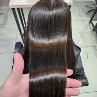 ロング 内藤 旭のヘアスタイル