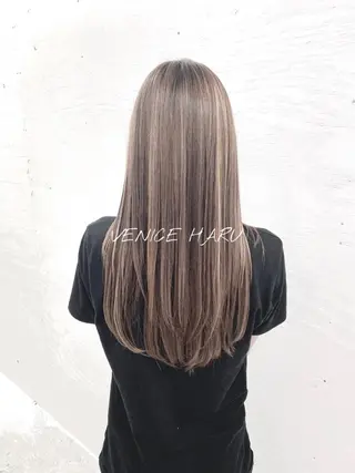 ロング カラー レイヤーカット/艶髪 🌈高橋遥香🌈のヘアスタイル