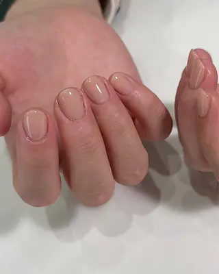 ネイル はるか シンプルネイルのネイルデザイン