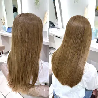 ロング 安井　昴 💫ブリーチ縮毛矯正のヘアスタイル