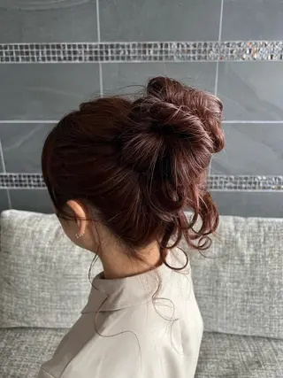 ロング ヘアアレンジ カラー/ヘアセット Nanami💗のヘアスタイル