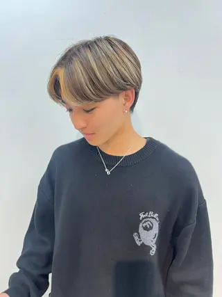 ショート カラー ハイトーンカラー/ さらさのヘアスタイル