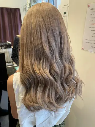 ロング カラー パーマ ヘアアレンジ メンズ Hair make frei所属・メンズ専門美容師 堀井隼のヘアスタイル