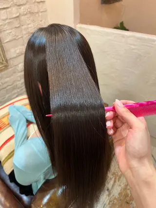 ロング Belle 並木通り店所属・rena/ パーマ/カラーのヘアスタイル