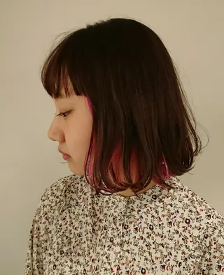 ミディアム カラー coii コイ【原宿/表参道】のヘアスタイル