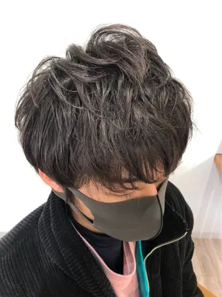 パーマ メンズ メンズサロン Tidusのヘアスタイル