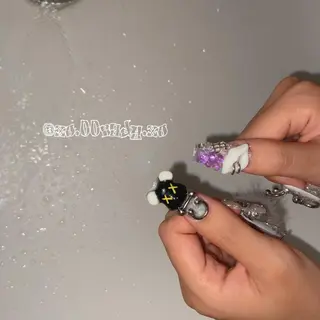 ロング ネイル ⛓Miyu ⛓のネイルデザイン