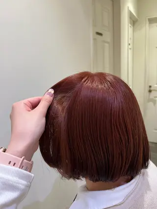カラー 🎀ツヤカラー🎀 暖色カラー/amiのヘアスタイル