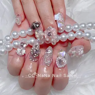 ネイル 💎CC・NaNa 韓国風ネイル🌙Cのネイルデザイン