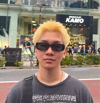 カラー メンズ ⚜️ブリーチ× 透明感✨Hayatoのヘアスタイル