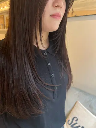 ロング 渋谷ハイトーン/ デザインカラー阿部のヘアスタイル