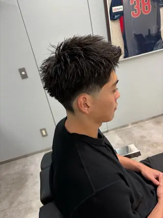 ショート パーマ メンズ INTRO SHIBUYA by Fi-Ne所属・💈メンズフェード 特化DAIYA💈のヘアスタイル