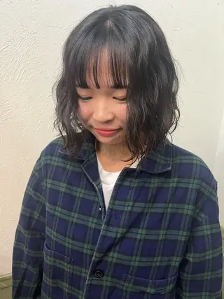 ショート パーマ rise /メンズカットのヘアスタイル