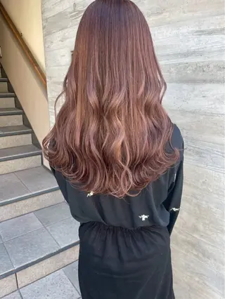 ロング カラー ParveMix🎀 稲垣詞葉のヘアスタイル