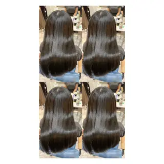 ロング カラー 髪質改善/縮毛矯正/ 韓国ヘア/店長敦士のヘアスタイル