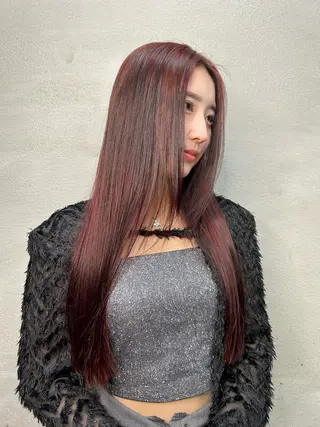 ロング カラー ☕️結【suii.】 ボブ/ヘアセット☕️のヘアスタイル