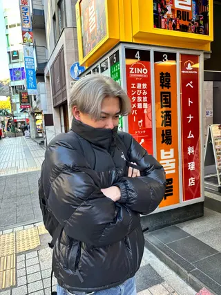 カラー メンズ BEL髪質改善&カラ ー🩵元町KAZUAのヘアスタイル