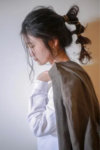 ロング カラー ヘアアレンジ 伊藤 裕貴のヘアスタイル